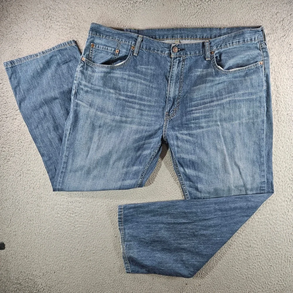 Levis 559 Relaxed Straight Jeans Mens 42x30 Blue Denim Medium Wash